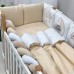 Постельное белье в кроватку Маленькая Соня - Art Design Енотик (6 предметов)
