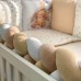 Постельное белье в кроватку Маленькая Соня - Мишки Гамми бежевый (6 предметов)