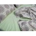 Постельное белье Комфорт-Текстиль - Этно Салатовый ранфорс полуторный 145x215